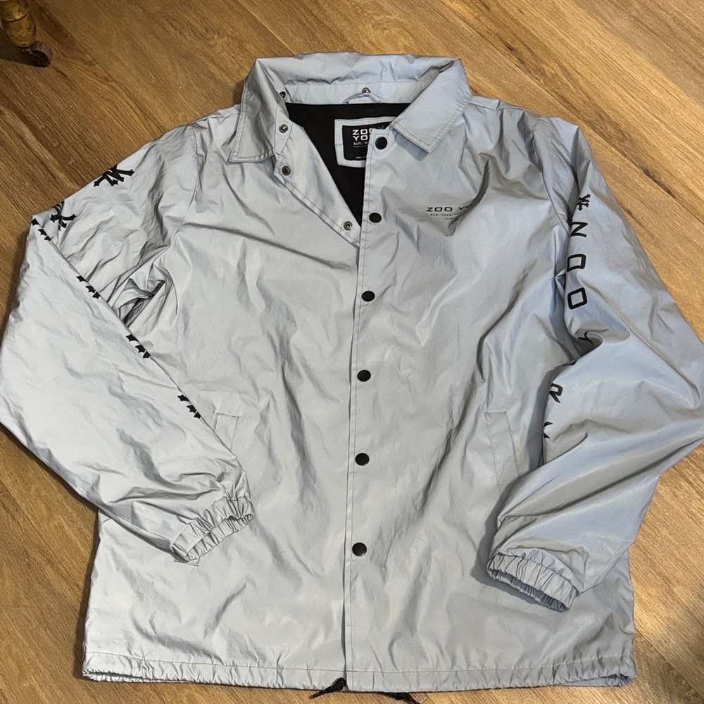 ⚪️Zoo York Light Gray Windbreaker Jacket